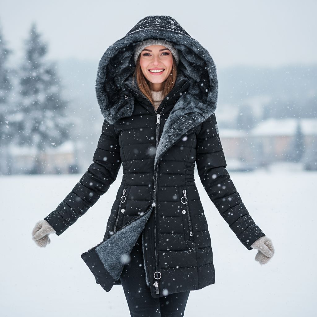 Teresa | Przytulny zimowy płaszcz