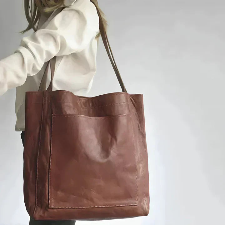 ELIZJA | Klasyczna Skórzana Torba