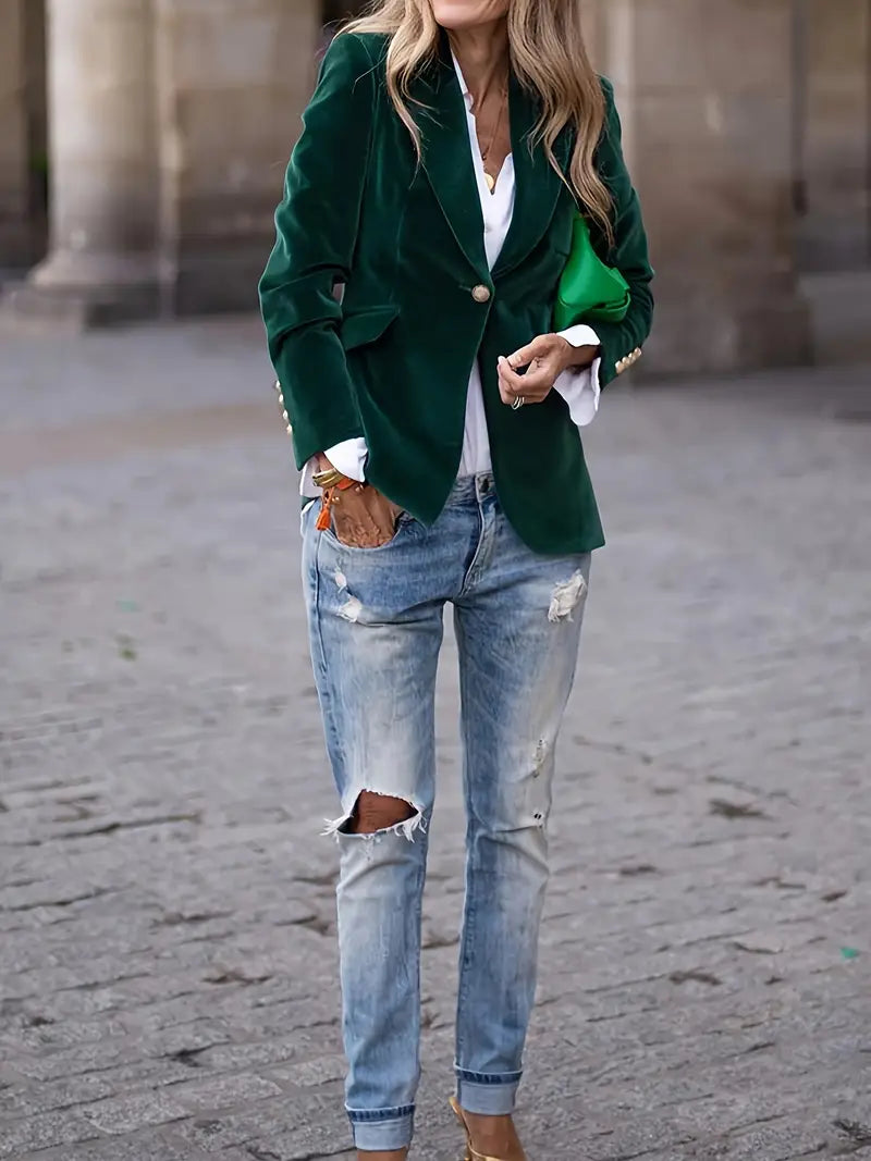 Cecylia | Elegant Velvet Jacket