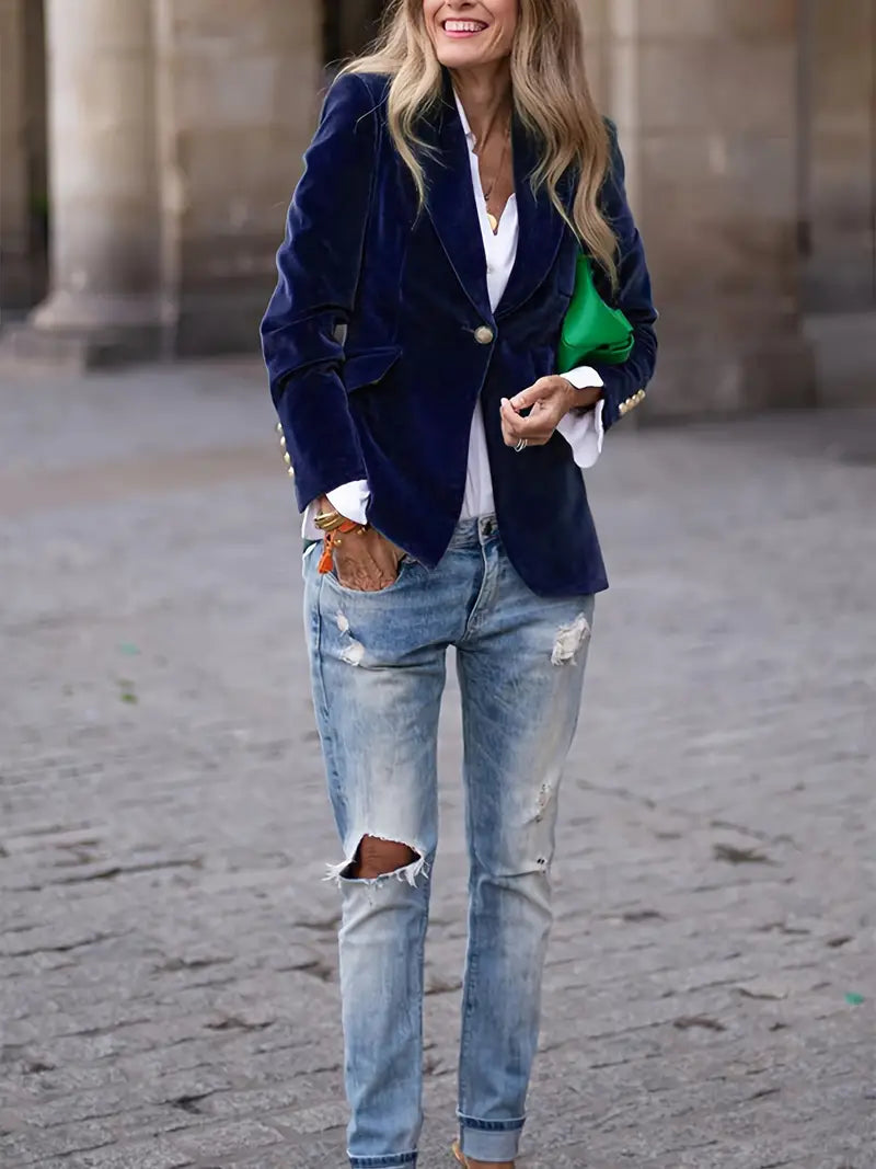 Cecylia | Elegant Velvet Jacket