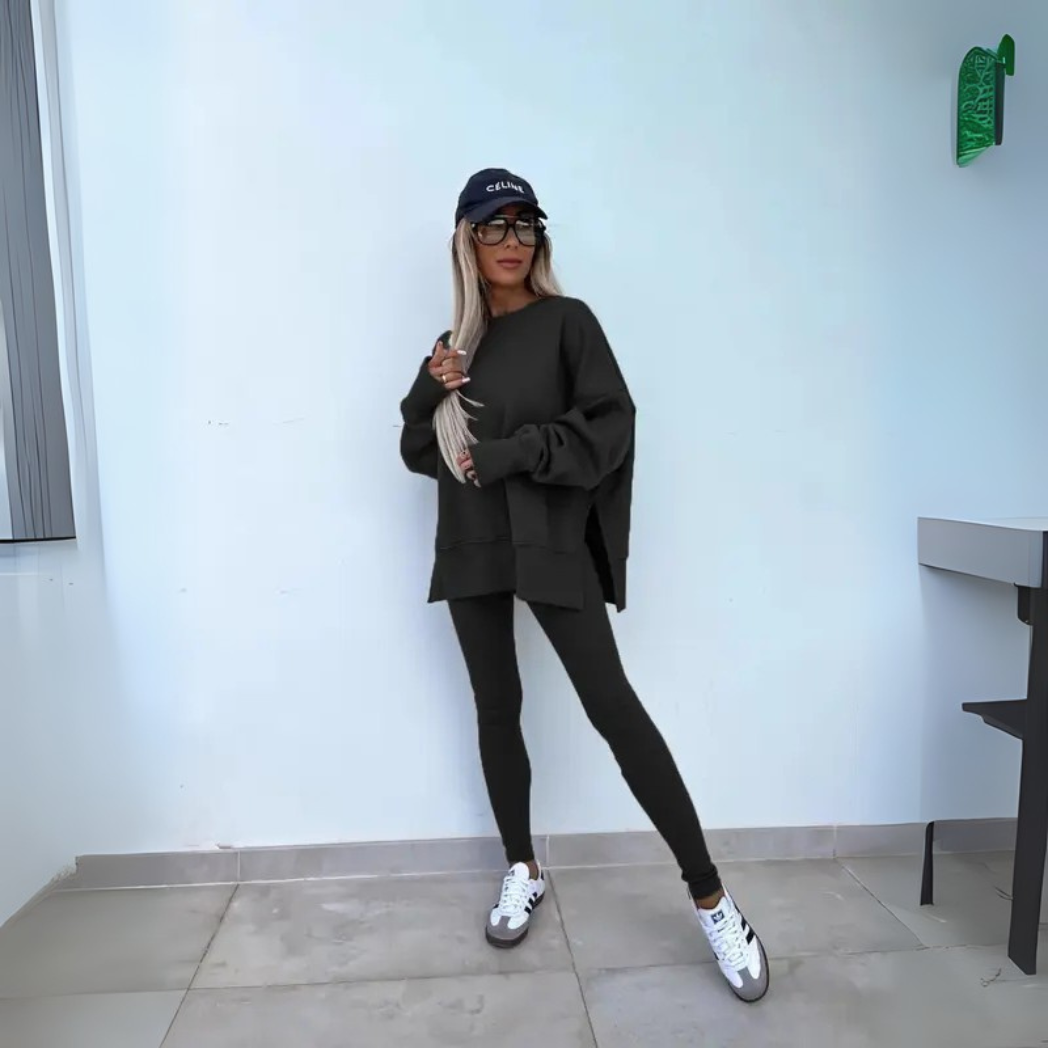 Edyta | Casual Long Sleeve Sweatshirt and Pants Set