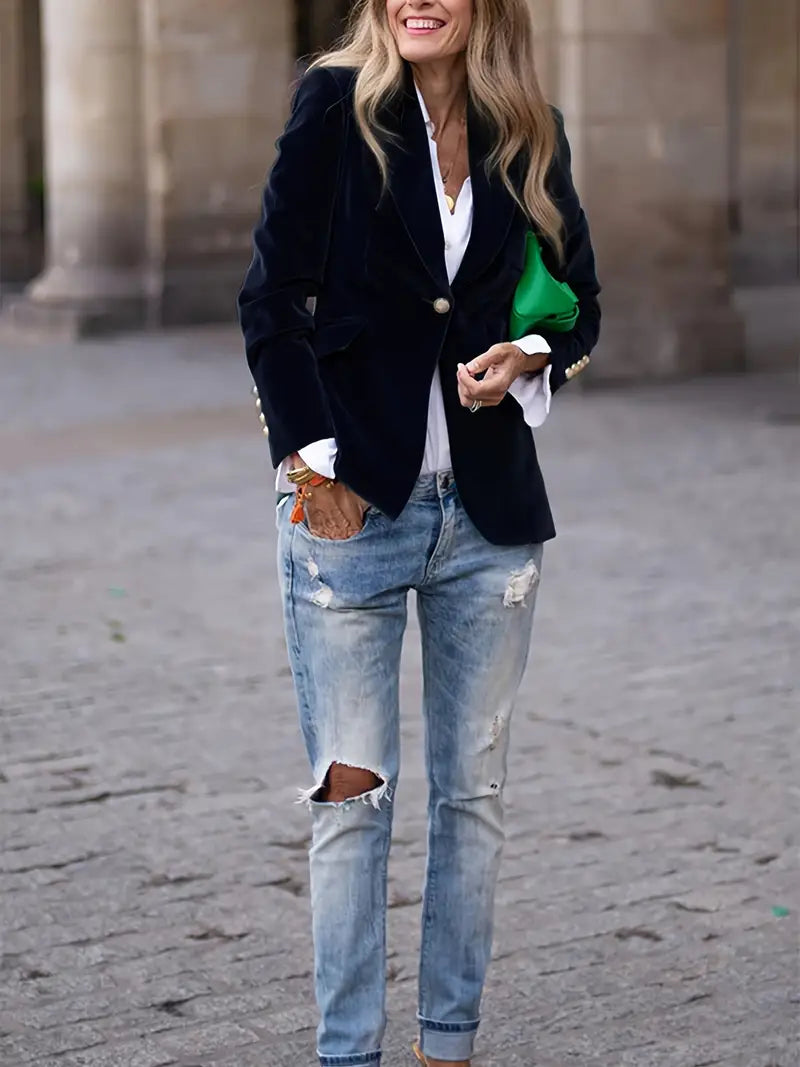 Cecylia | Elegant Velvet Jacket