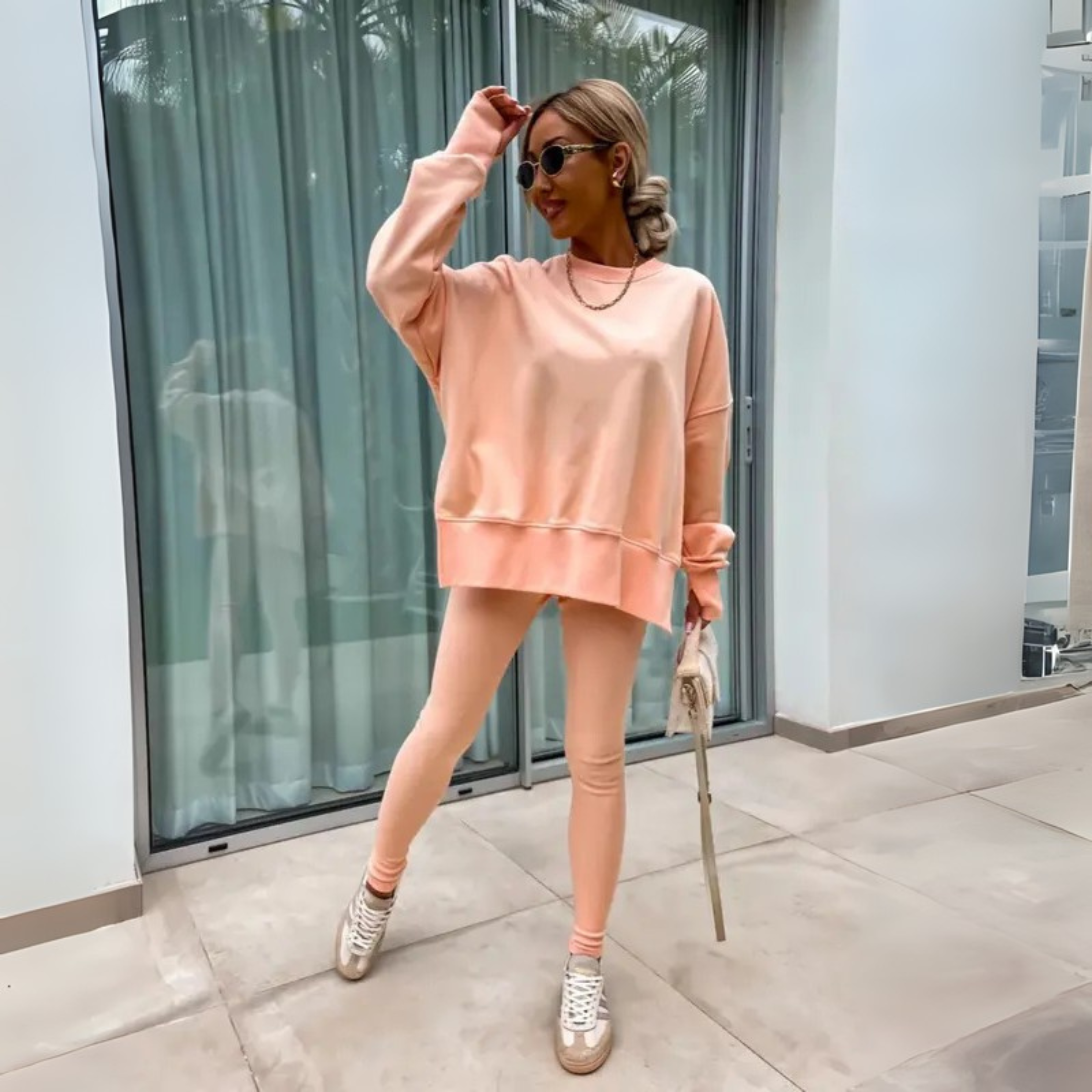Edyta | Casual Long Sleeve Sweatshirt and Pants Set