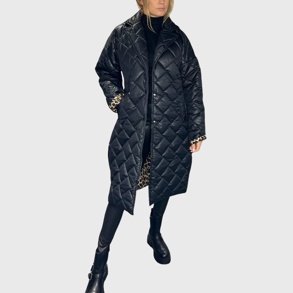 Barbara | Dwustronny pikowany płaszcz
