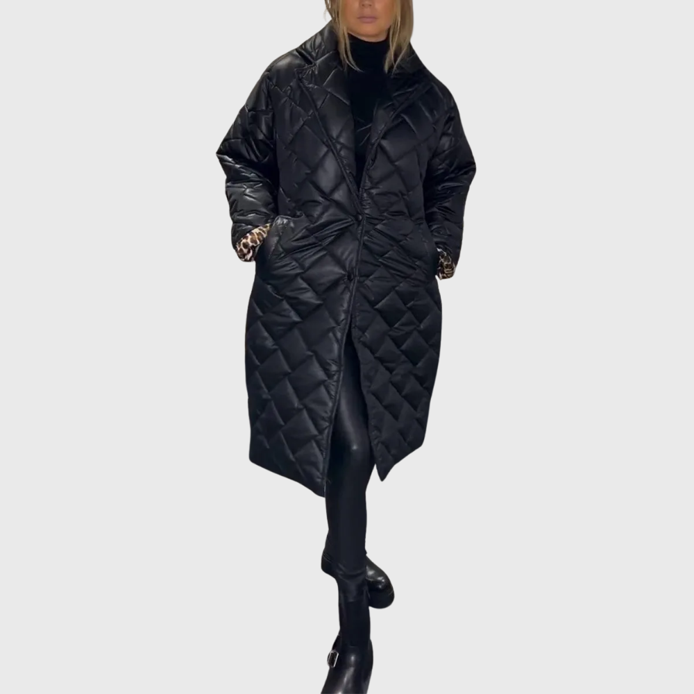 Barbara | Dwustronny pikowany płaszcz