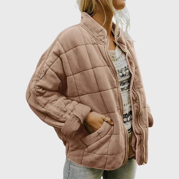 JOSIANE | Pikowana kurtka o eleganckim, oversize'owym wyglądzie