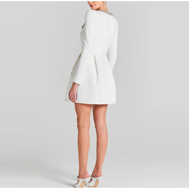 Sabina | Velvet Crystal Dress