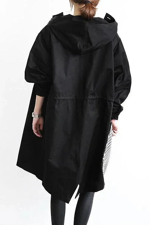 DORO | Oversize'owy trencz z kapturem 