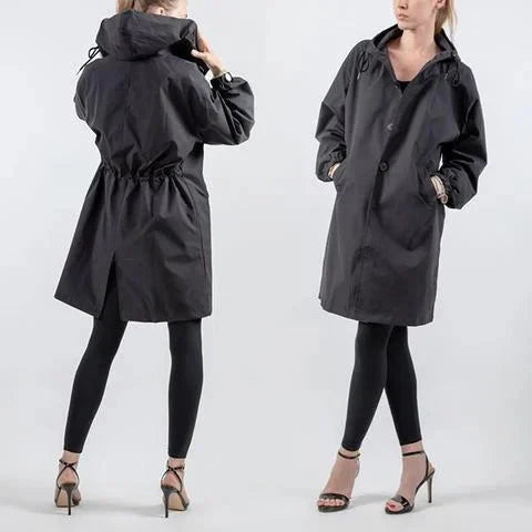 DORO | Oversize'owy trencz z kapturem 