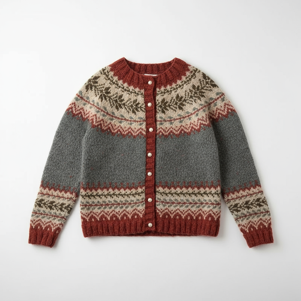 Filomena | Vintage islandzki sweter z wełny